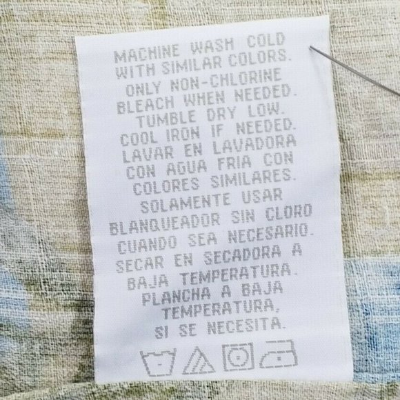 Trader Bay Multicolor Floral Print Short Sleeve Washable Silk Shirt Mens Large - Picture 10 of 11